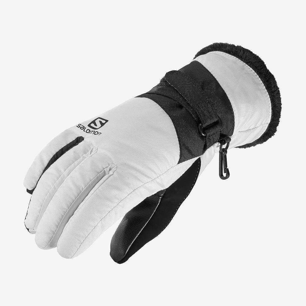 Guantes Salomon Mujer Blancas - Salomon Argentina FORCE DRY W ,813504-YNH